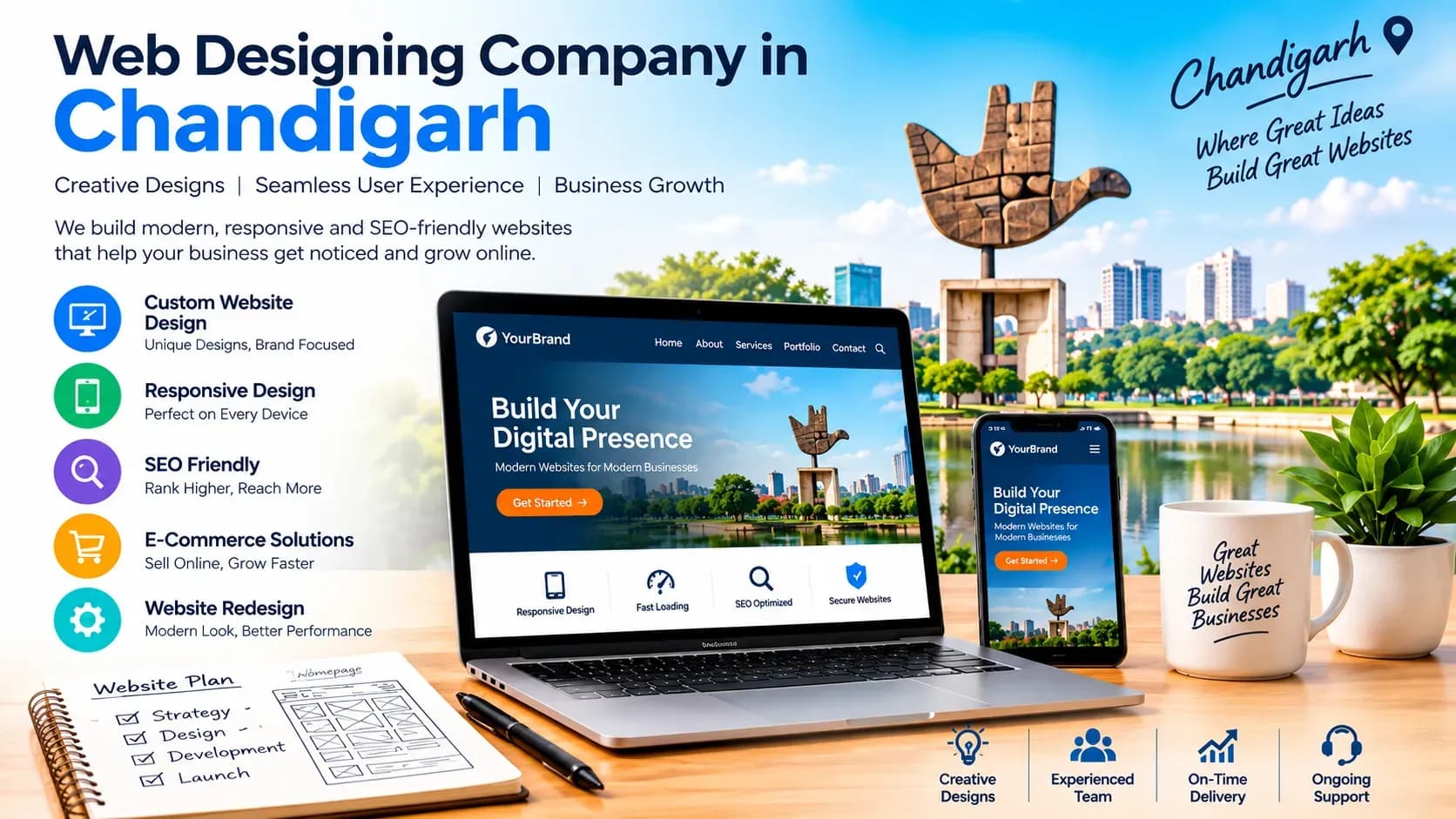 Web Designing Company in Chandigarh | Modern Website Design