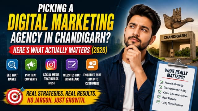 Picking a Digital Marketing Agency in Chandigarh? Here's What Actually Matters (2026)